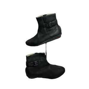 Icon Sacred Boot Women's Riding Boots Size 8 Black Leather Biker Ankle Boots